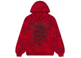 Sp5der OG Tree Camo Hoodie Red