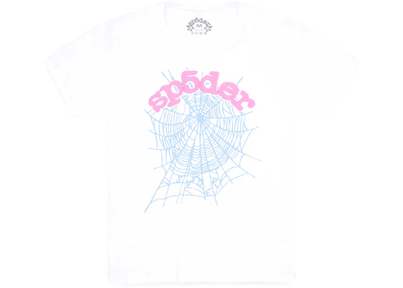 Sp5der OG Web Baby Tee White - vue 360