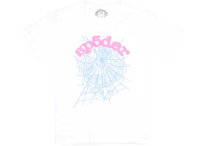 Sp5der OG Web Baby T-Shirt Weiß