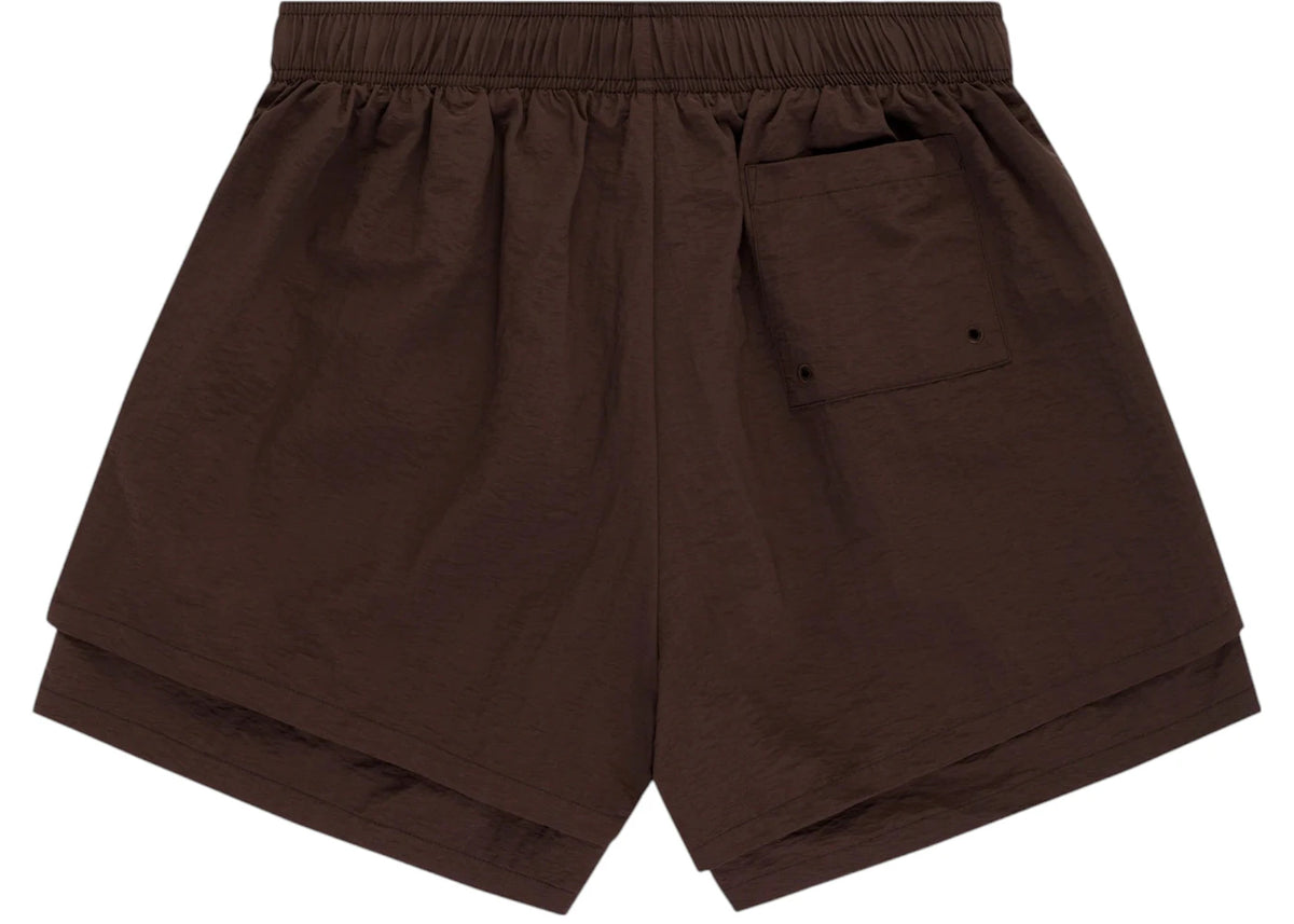 Sp5der OG Web Double Layer Short Brown/Orange - vue secondaire B