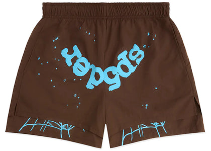 Sp5der OG Web Double Layer Short Brown - product view 2