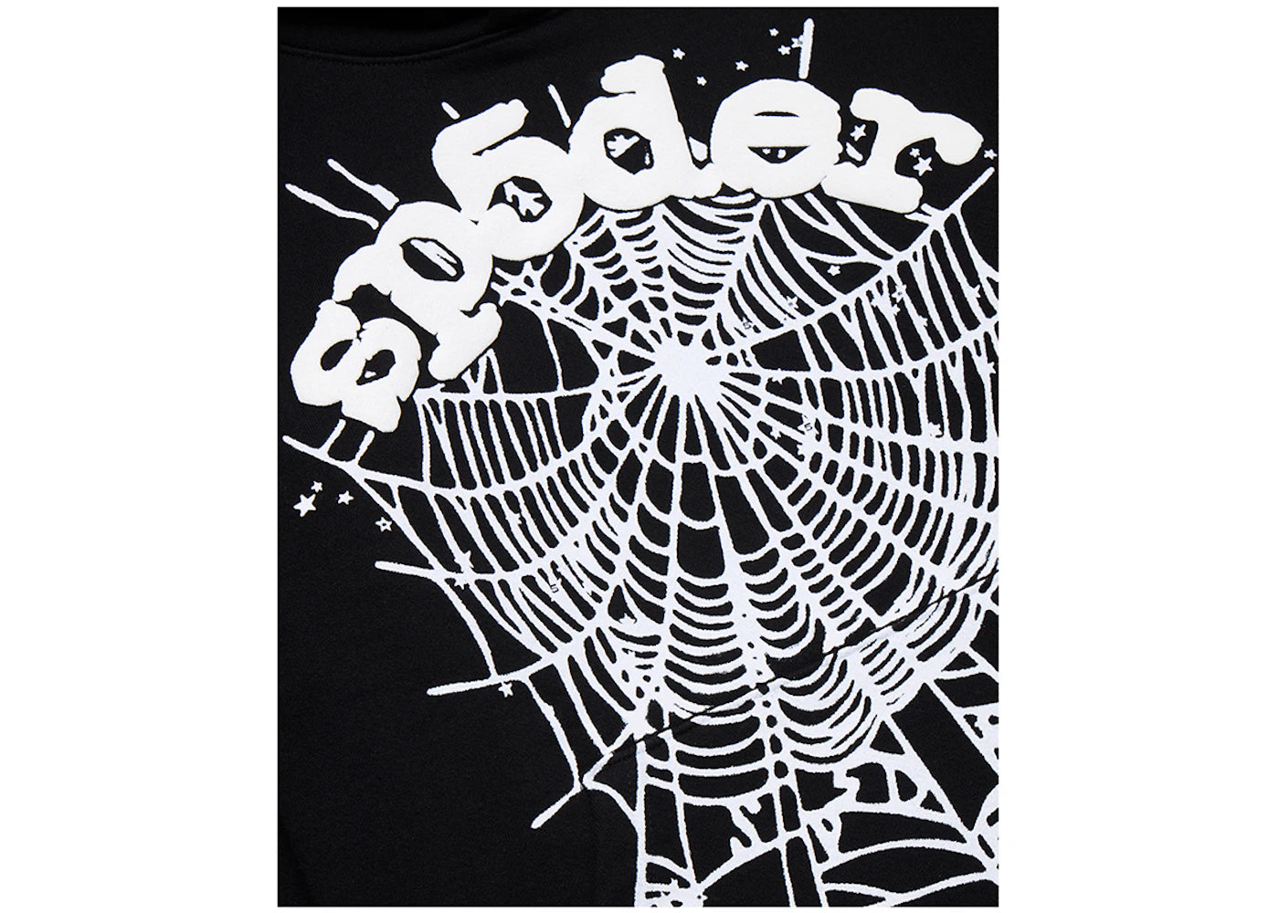 Sp5der OG Web Hoodie Black