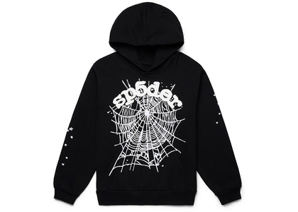 Sp5der OG Web Hoodie Black hoodie - authentic streetwear clothing