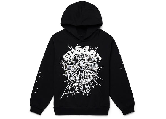 Sp5der OG Web Hoodie Black hoodie - authentic streetwear clothing
