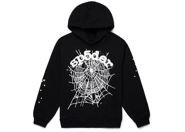 Sp5der OG Web Hoodie Black hoodie - authentic streetwear clothing