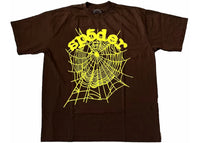 Sp5der OG Web Tee Brown