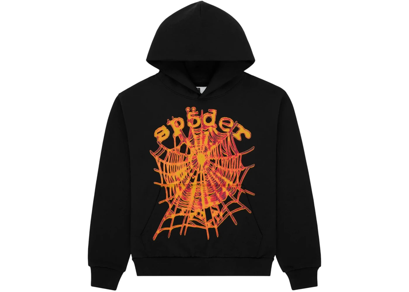 Sp5der OG Web V2 Hoodie Schwarz - vue 360
