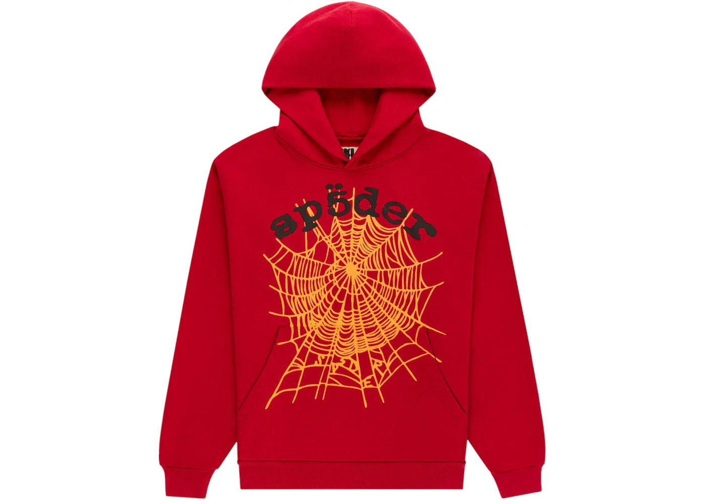Sp5der OG Web V2 Hoodie Red - vue 360