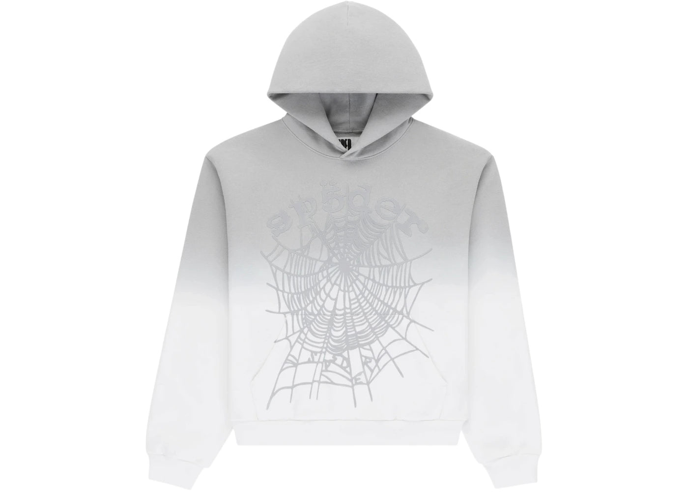 Sp5der OG Web V2 Ombre Hoodie Sport Grey - vue 360