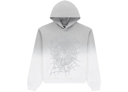 Sp5der OG Web V2 Ombre Hoodie Sport Grey