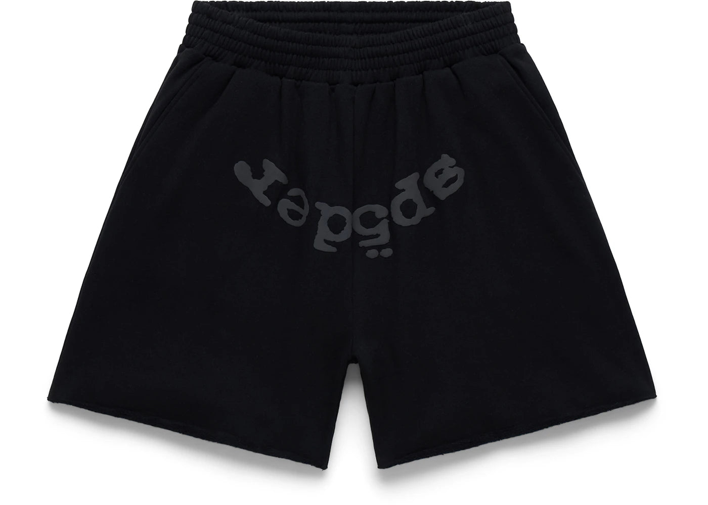 Sp5der OG Web V2 Phantom Sweatshort Black - vue 360