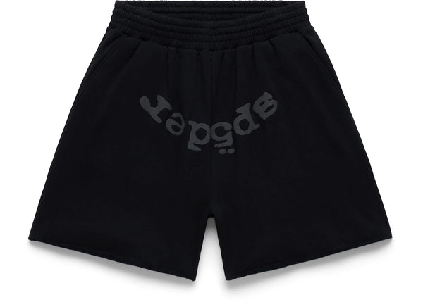 Sp5der OG Web V2 Phantom Sweatshorts Black