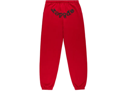 Sp5der OG Web V2 Sweatpant Rot