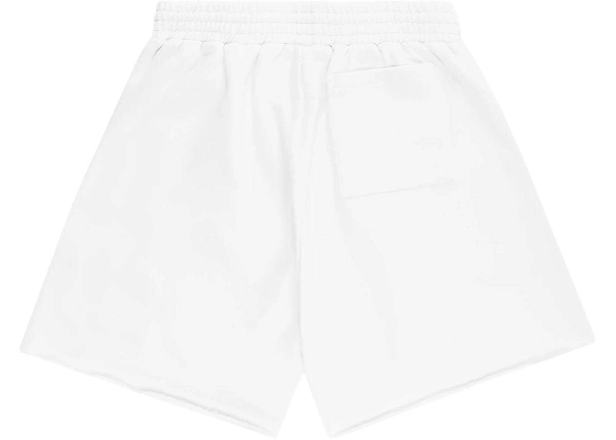 Sp5der OG Web V2 Sweatshort White - vue secondaire A