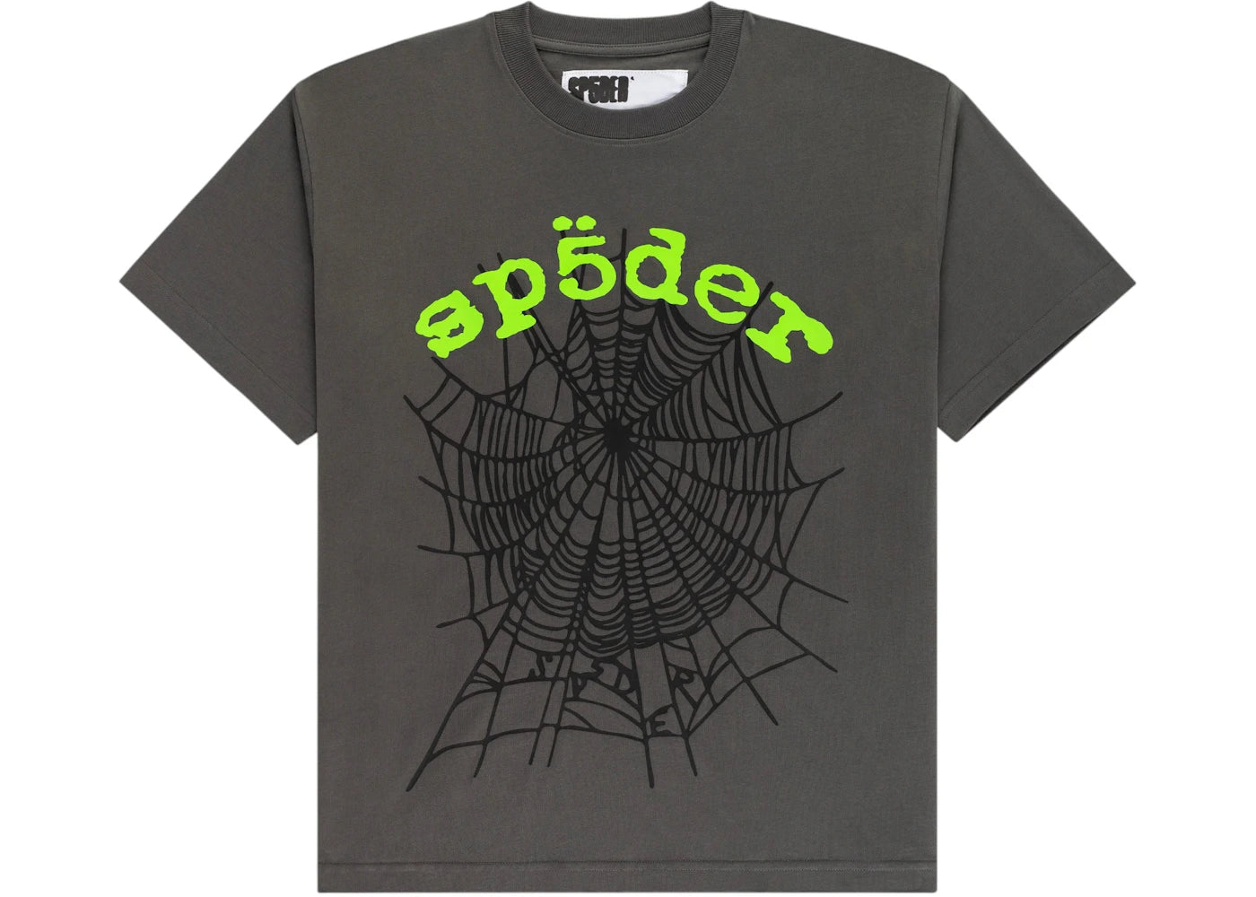 Sp5der OG Web V2 Tee Slate Grey - vue 360