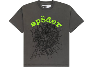 Sp5der OG Web V2 Tee Slate Grey - authentic Sp5der product