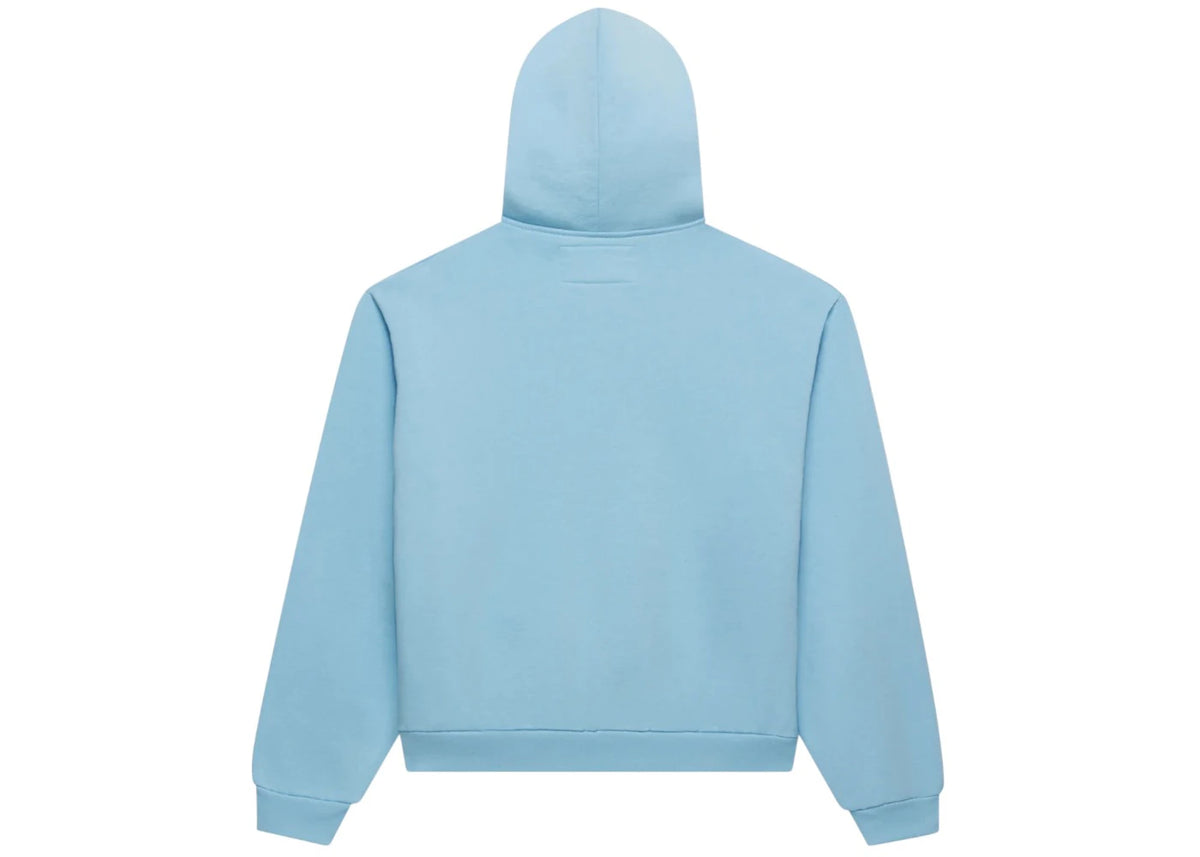 Sp5der OG Web Zip Up Hoodie (SS26) Sky Blue - vue secondaire A