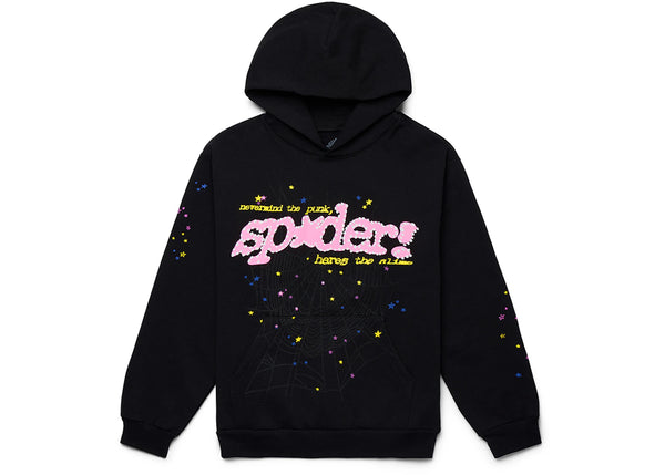 Sp5der P*NK V2 Hoodie Black sneakers - authentic Sp5der shoes