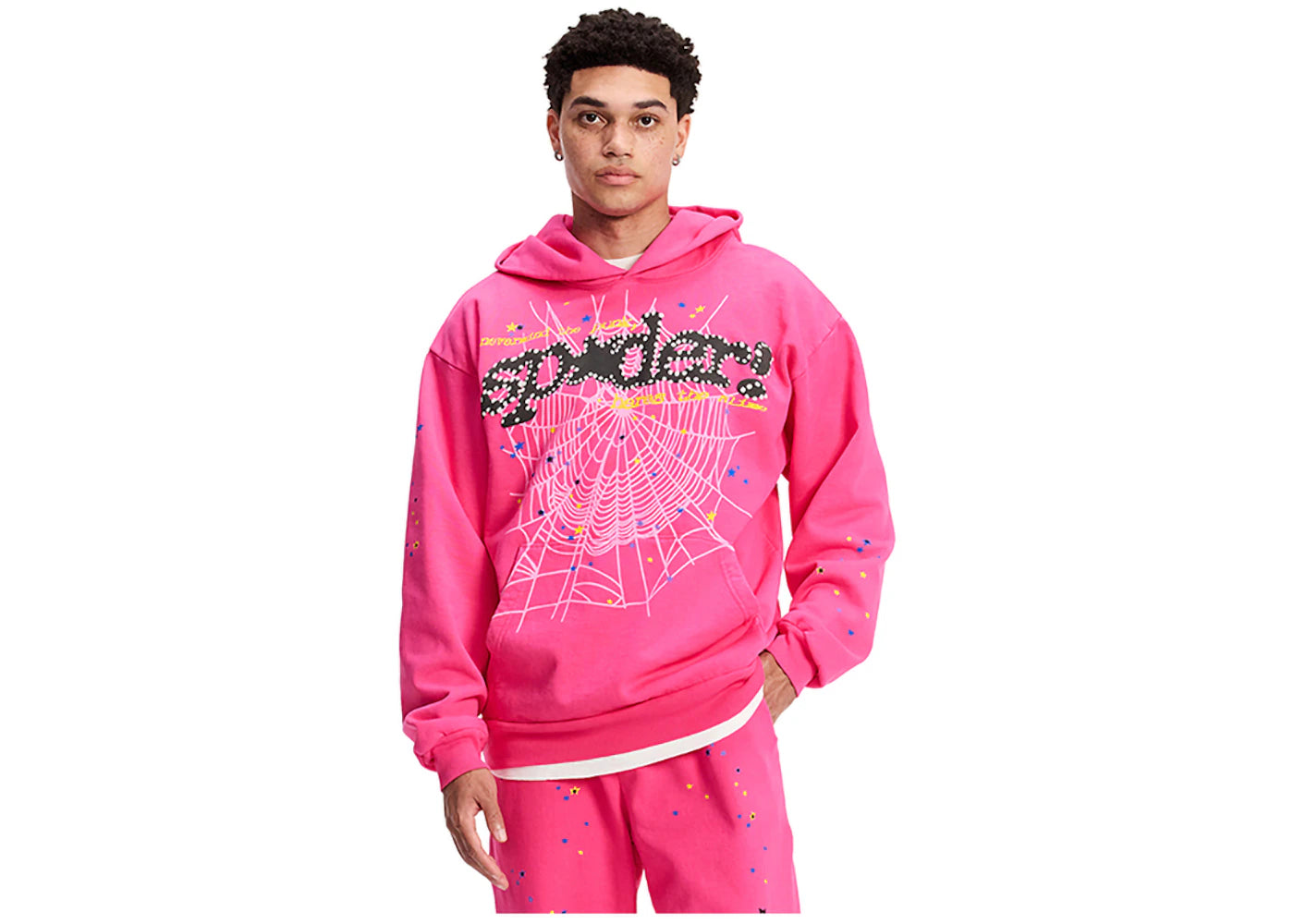 Sp5der P*NK V2 Hoodie Pink | Sneakers Authentiques | Resell Lausanne
