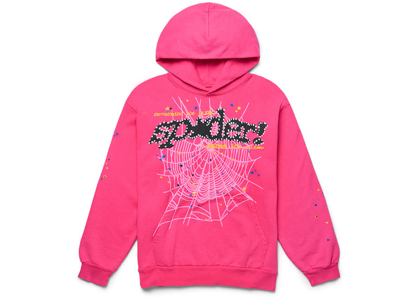 Sp5der P*NK V2 Hoodie Pink sneakers - authentic Sp5der shoes