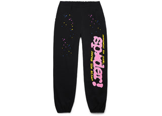 Sp5der P*NK V2 Sweatpant Black - authentic Sp5der product