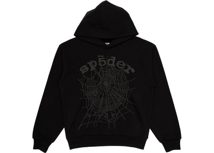 Sp5der Phantom Web Hoodie Schwarz