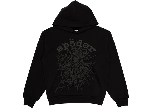 Sp5der Phantom Web Hoodie Schwarz