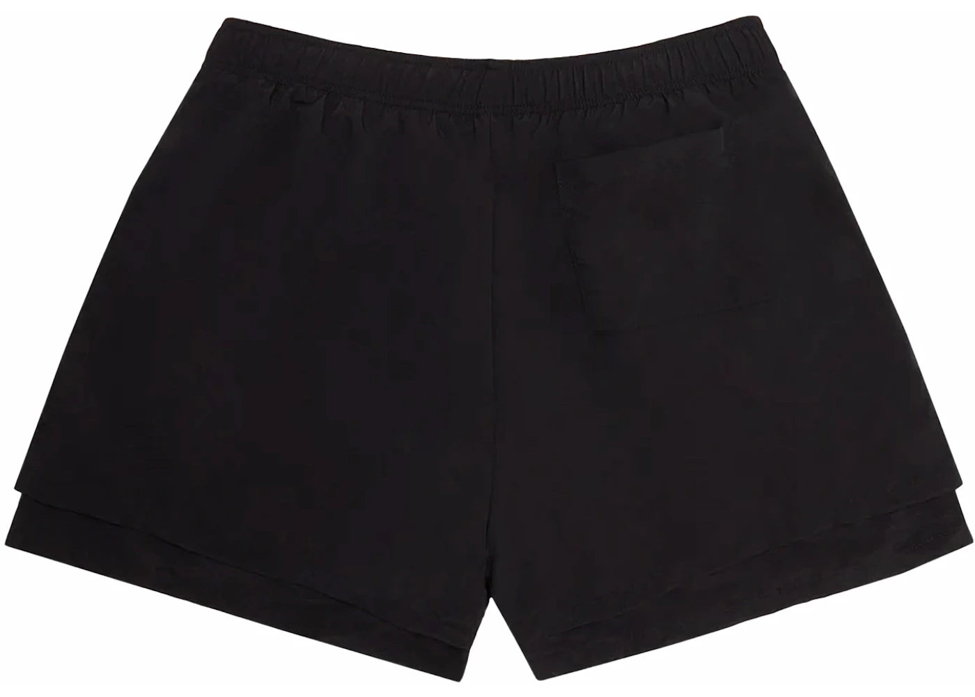 Sp5der Pro Doppellagige Shorts Schwarz - vue secondaire A