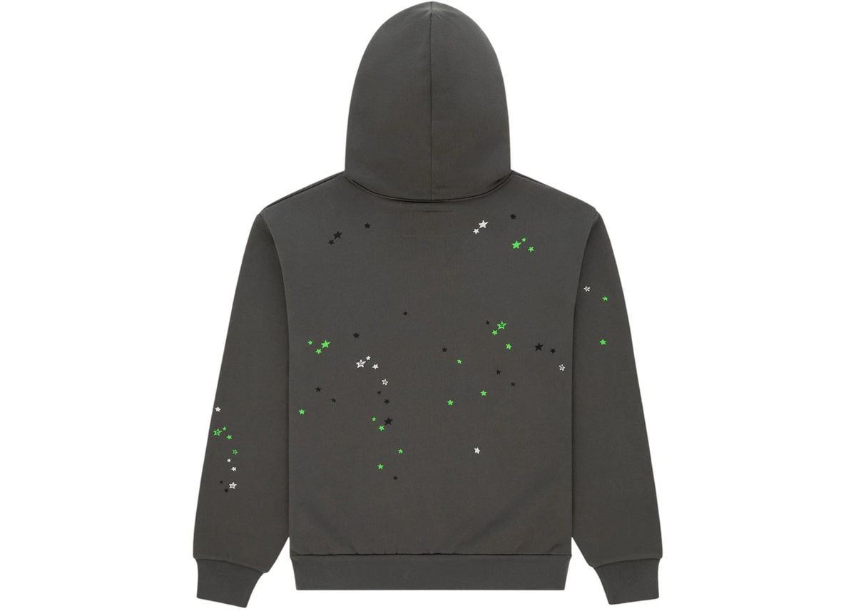 Sp5der Punk V2 Hoodie Slate - vue secondaire A