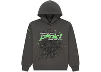 Sp5der Punk V2 Hoodie Schiefergrau