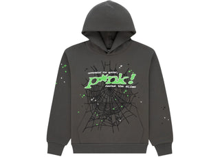 Sp5der Punk V2 Hoodie Slate - authentic Sp5der apparel
