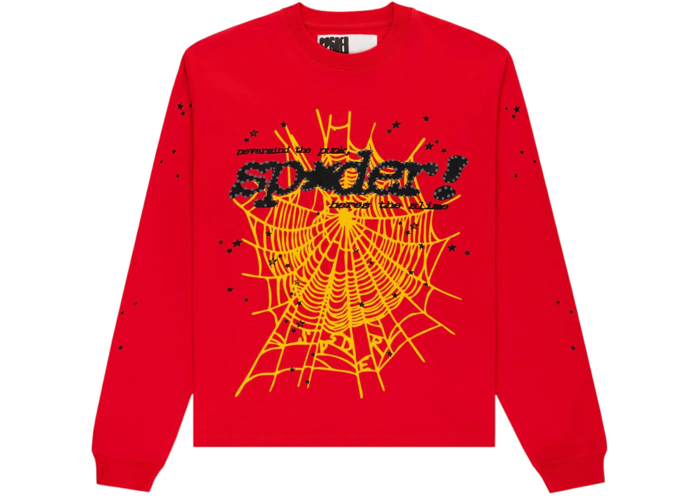 Sp5der Punk V2 Longsleeve Red - vue secondaire A