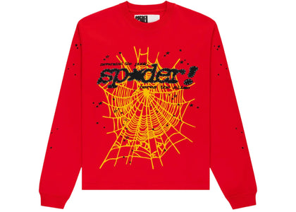 Sp5der Punk V2 Longsleeve Red - product view 2