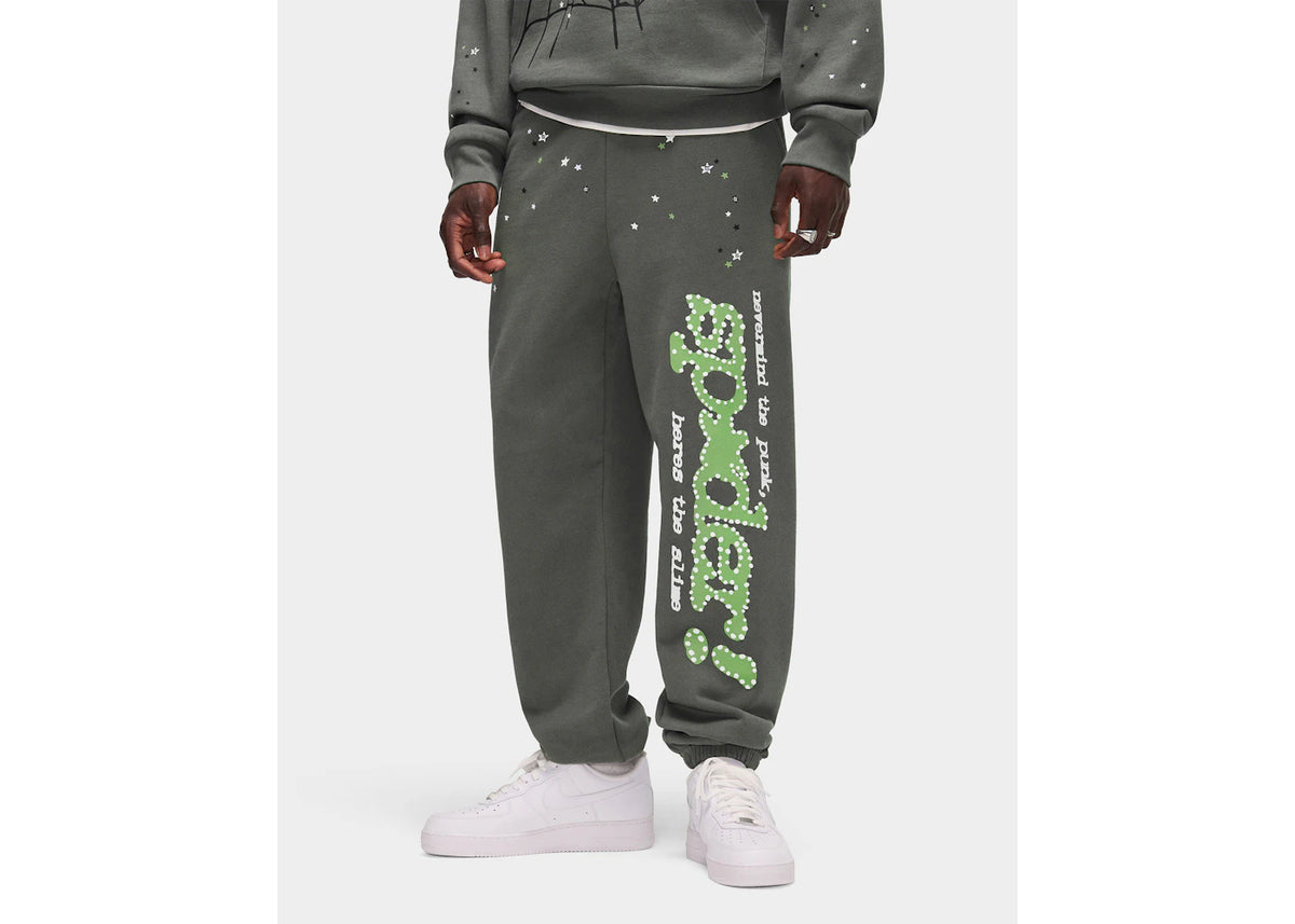 Sp5der Punk V2 Sweatpant Slate Grey - vue secondaire B