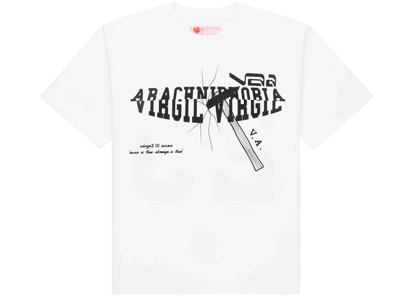 Sp5der Pyrex Tee White - vue secondaire B