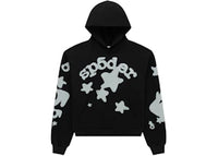 Sp5der Reflective Beluga Hoodie Black