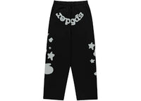 Sp5der Reflective Beluga Sweatpant Black