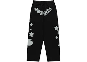 Sp5der Reflective Beluga Sweatpant Black