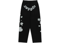 Sp5der Reflective Beluga Sweatpant Black