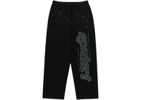 Sp5der Rhinestone Punk V2 Sweatpant Black