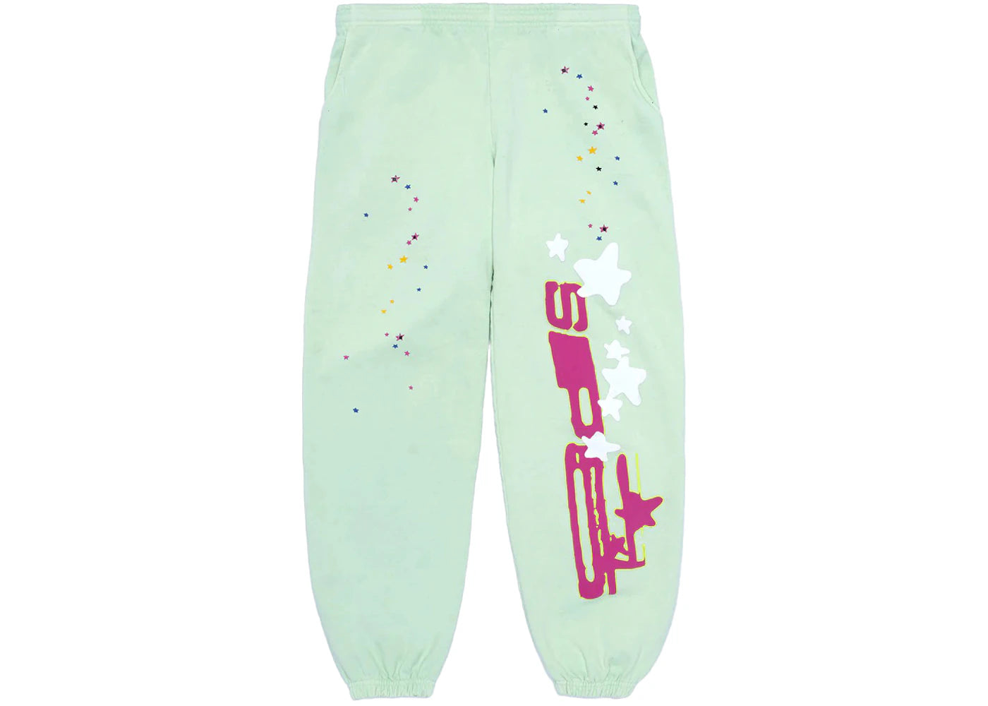 Sp5der SP5 Mint Sweatpants Mint - vue 360