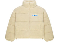 Sp5der Sherpa Puffer Jacket Cream