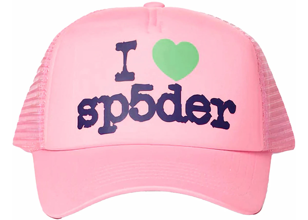 Sp5der Souvenir Trucker Pink - vue 360