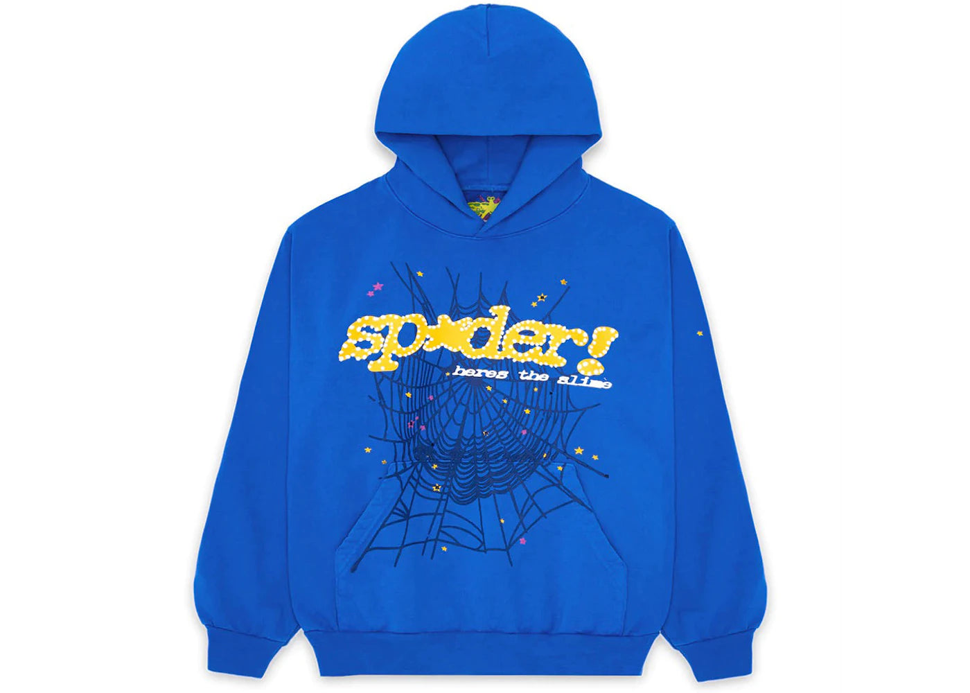 Sp5der TC Hoodie Blue - vue secondaire A
