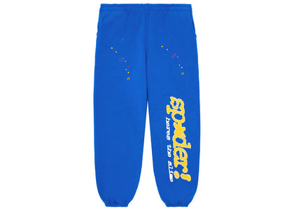 Sp5der TC Sweatpants Blue - apparel view 2