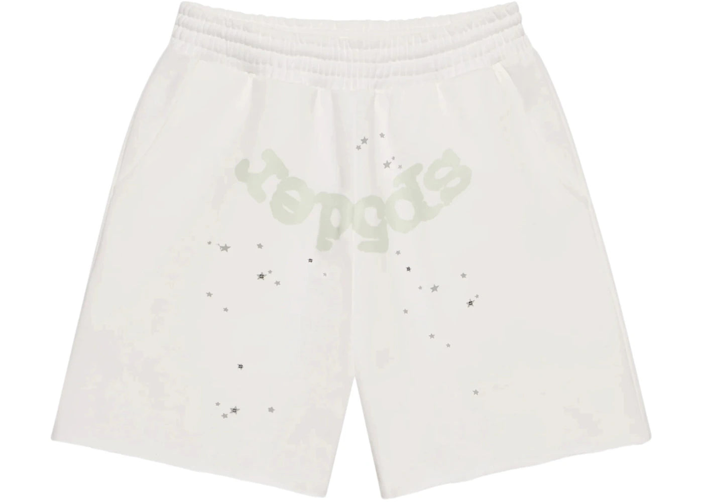 Sp5der T&F Sweatshort White - vue secondaire A