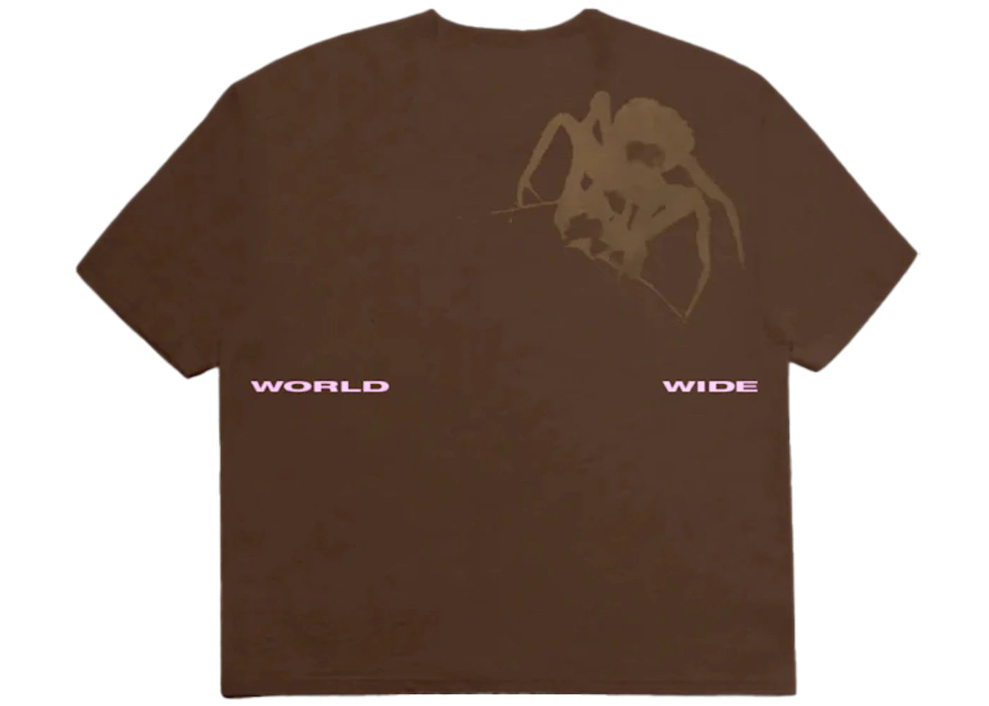 Sp5der Thug T-shirt Angel Brown - vue secondaire B