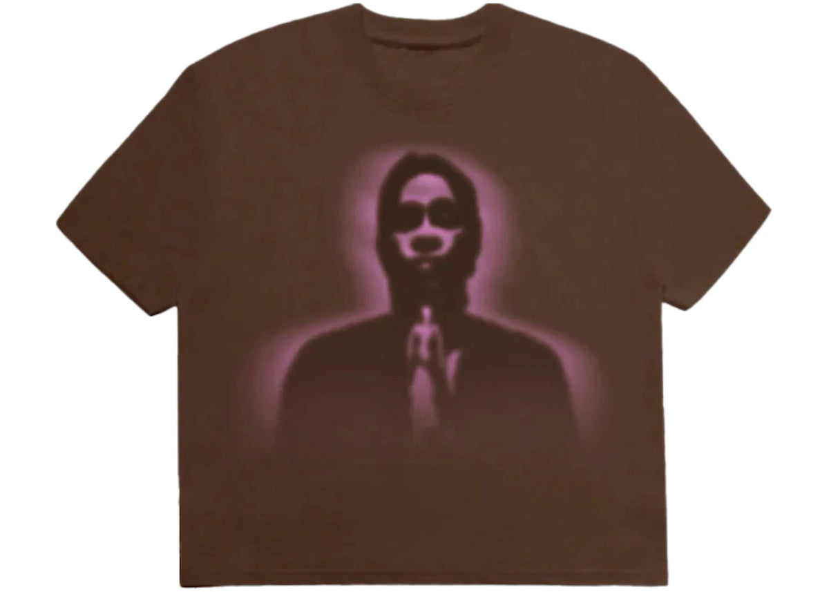 Sp5der Thug T-shirt Angel Brown - vue secondaire A