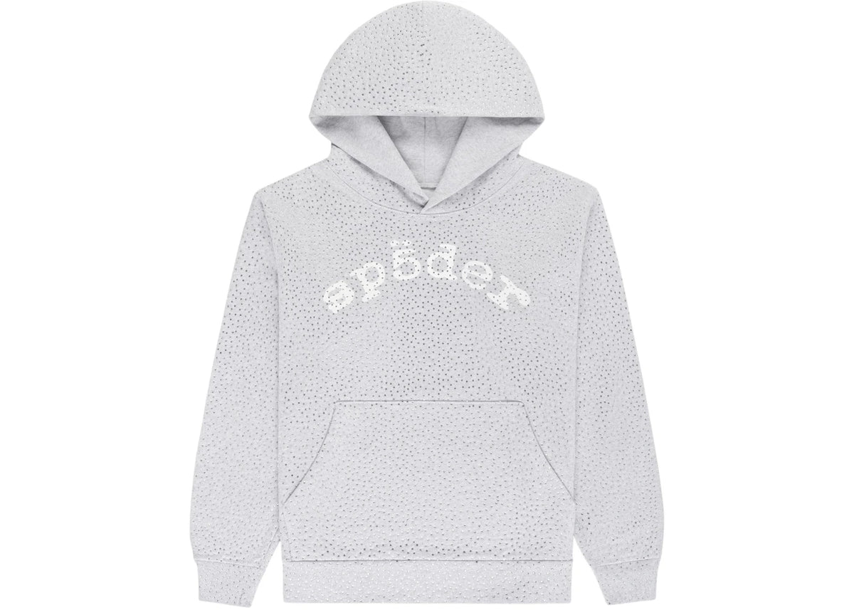 Sp5der VVS Hoodie Heather Grey - vue secondaire A