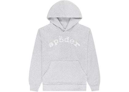 Sp5der VVS Hoodie Heather Grey - apparel view 2